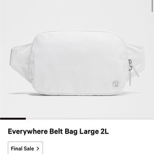 Lululemon Athletica Large Vapor Belt Bag